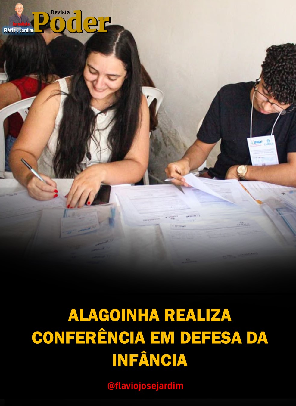 ALAGOINHA REALIZA CONFERÊNCIA EM DEFESA DA INFÂNCIA