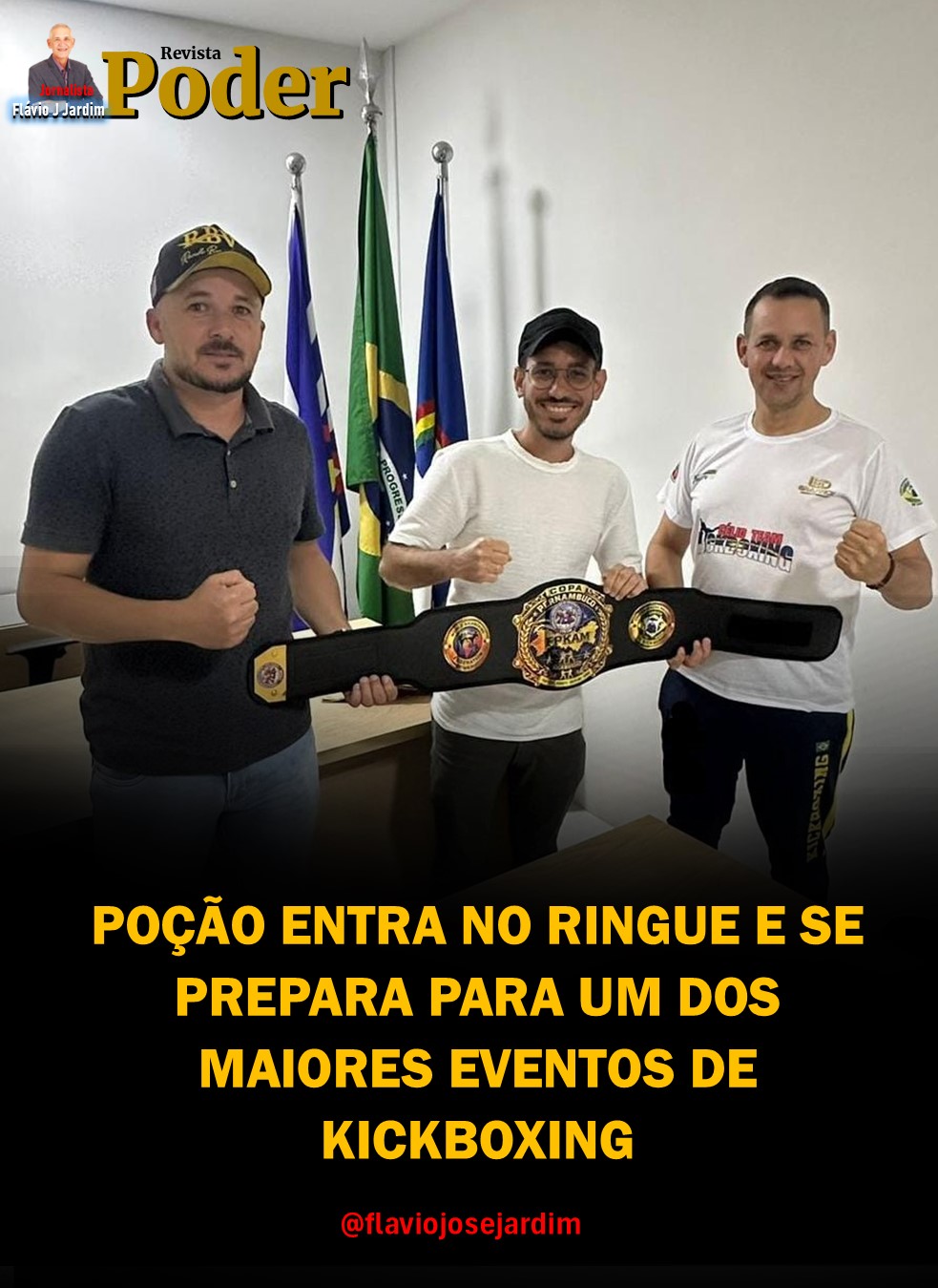 POÇÃO ENTRA NO RINGUE E SE PREPARA PARA UM DOS MAIORES EVENTOS DE KICKBOXING