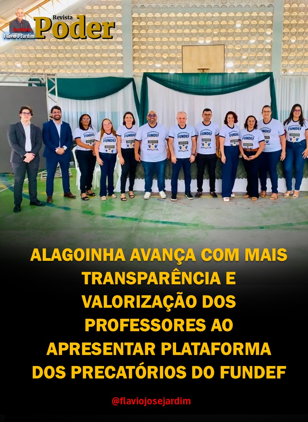 ALAGOINHA AVANÇA COM MAIS TRANSPARÊNCIA E VALORIZAÇÃO DOS PROFESSORES AO APRESENTAR PLATAFORMA DOS PRECATÓRIOS DO FUNDEF