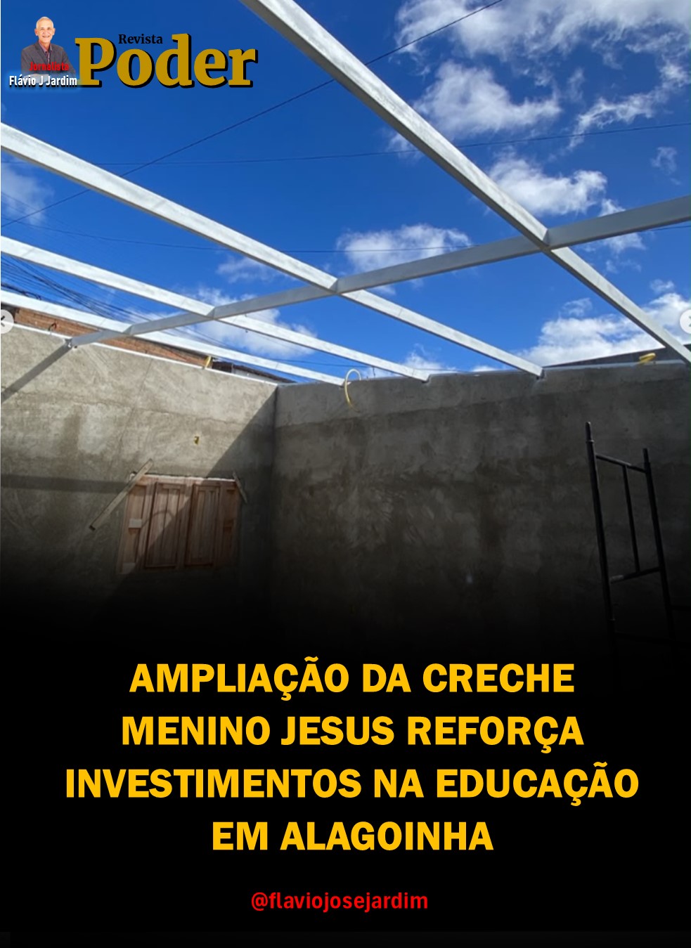 AMPLIAÇÃO DA CRECHE MENINO JESUS REFORÇA INVESTIMENTOS NA EDUCAÇÃO EM ALAGOINHA
