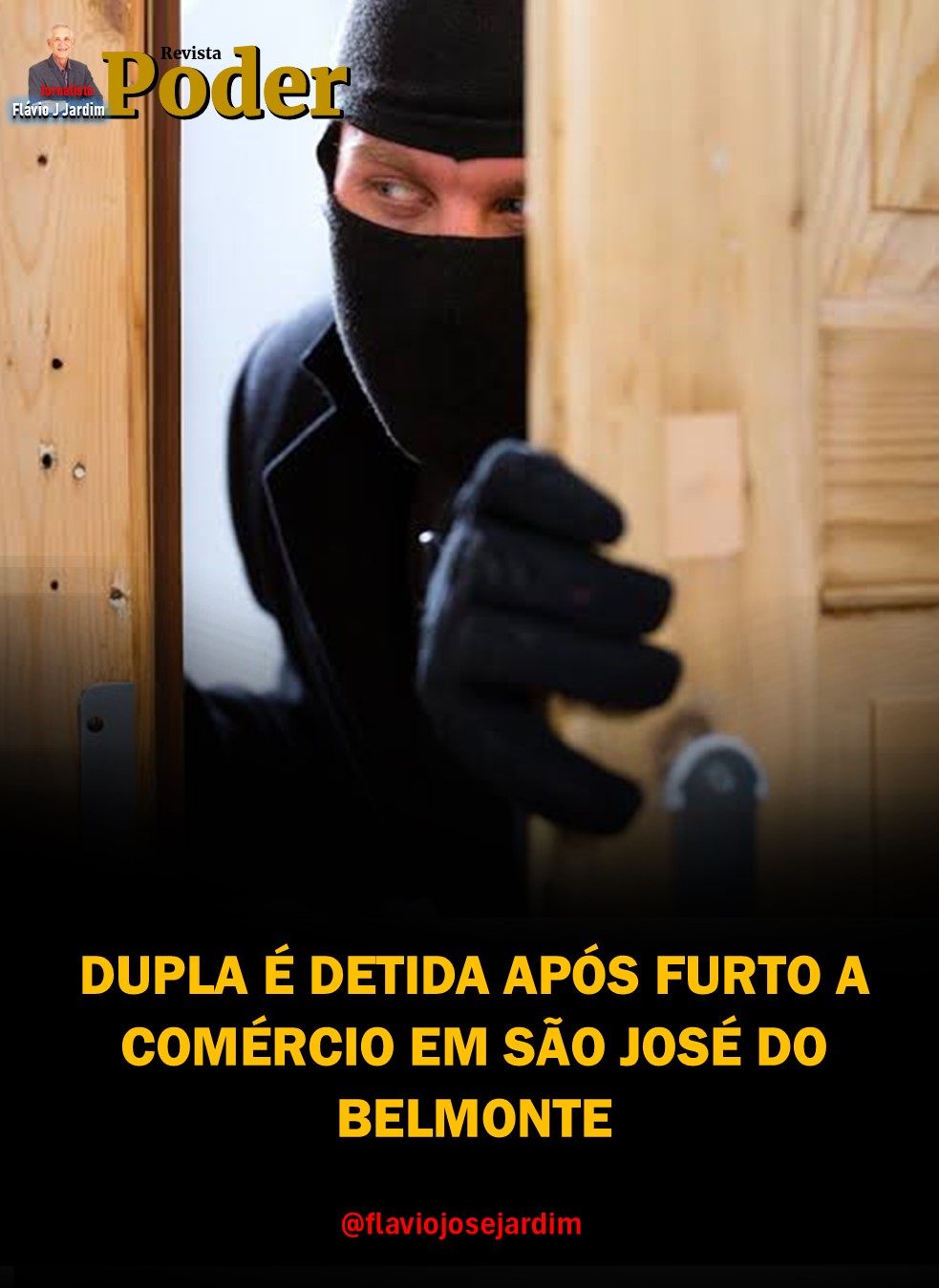 DUPLA É DETIDA APÓS FURTO A COMÉRCIO EM SÃO JOSÉ DO BELMONTE