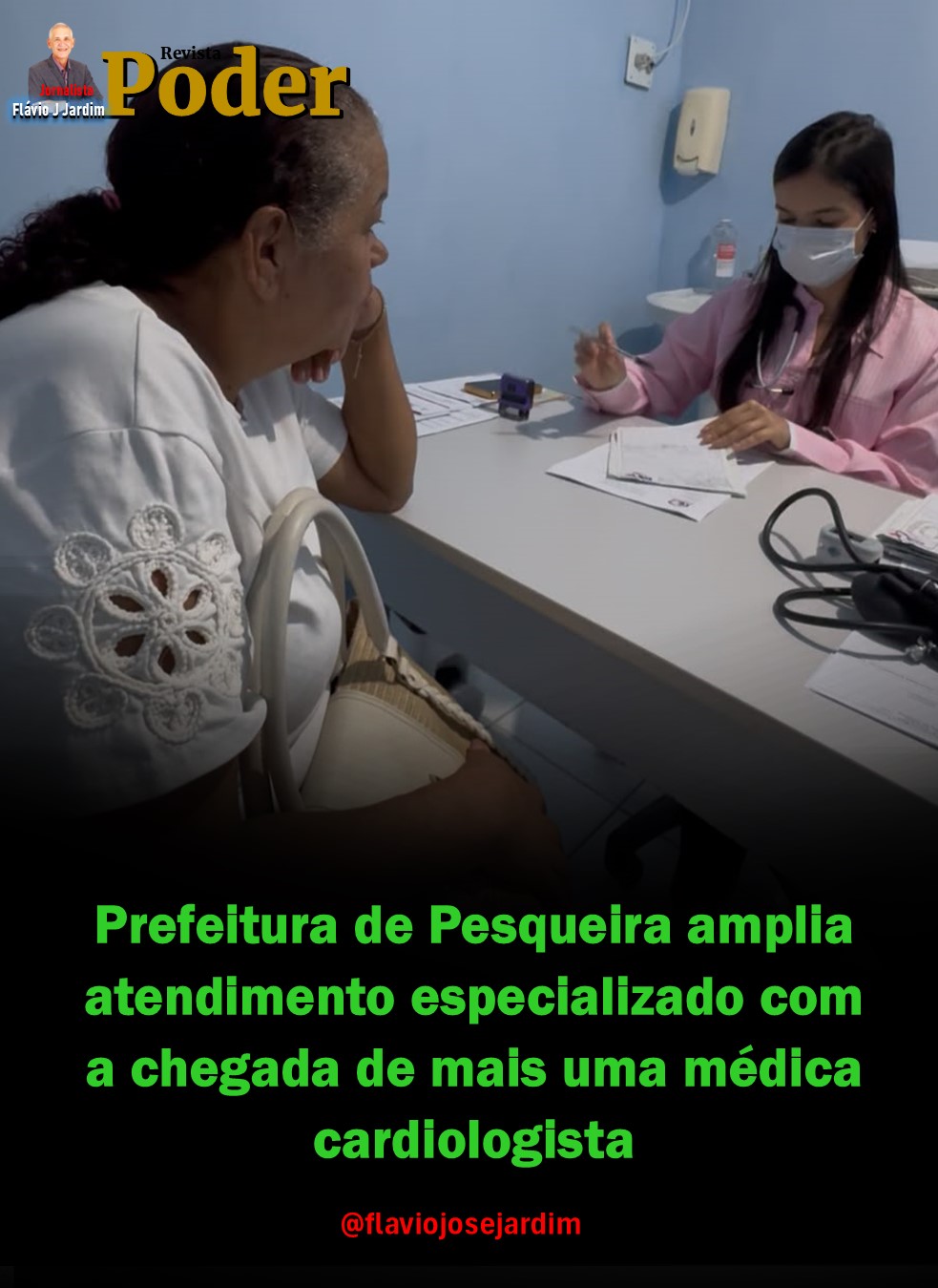 Prefeitura de Pesqueira amplia atendimento especializado com a chegada de mais uma médica cardiologista
