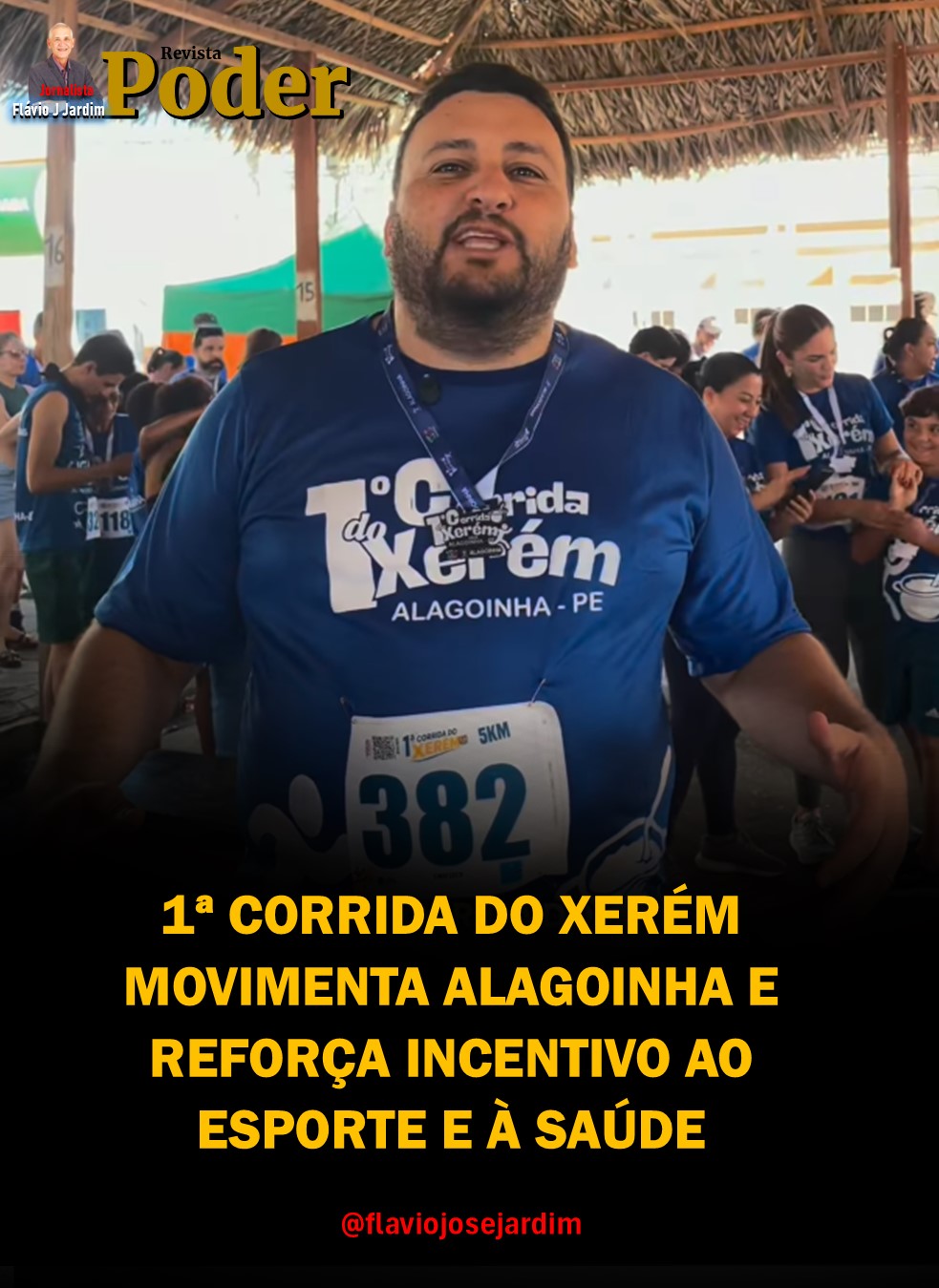 1ª CORRIDA DO XERÉM MOVIMENTA ALAGOINHA E REFORÇA INCENTIVO AO ESPORTE E À SAÚDE