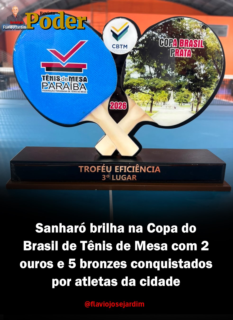 Sanharó brilha na Copa do Brasil de Tênis de Mesa com 2 ouros e 5 bronzes conquistados por atletas da cidade