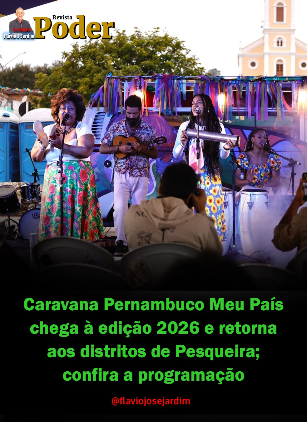 Caravana Pernambuco Meu País chega à edição 2026 e retorna aos distritos de Pesqueira; confira a programação