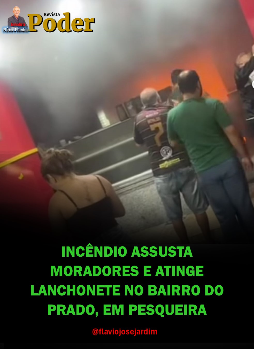 INCÊNDIO ASSUSTA MORADORES E ATINGE LANCHONETE NO BAIRRO DO PRADO, EM PESQUEIRA