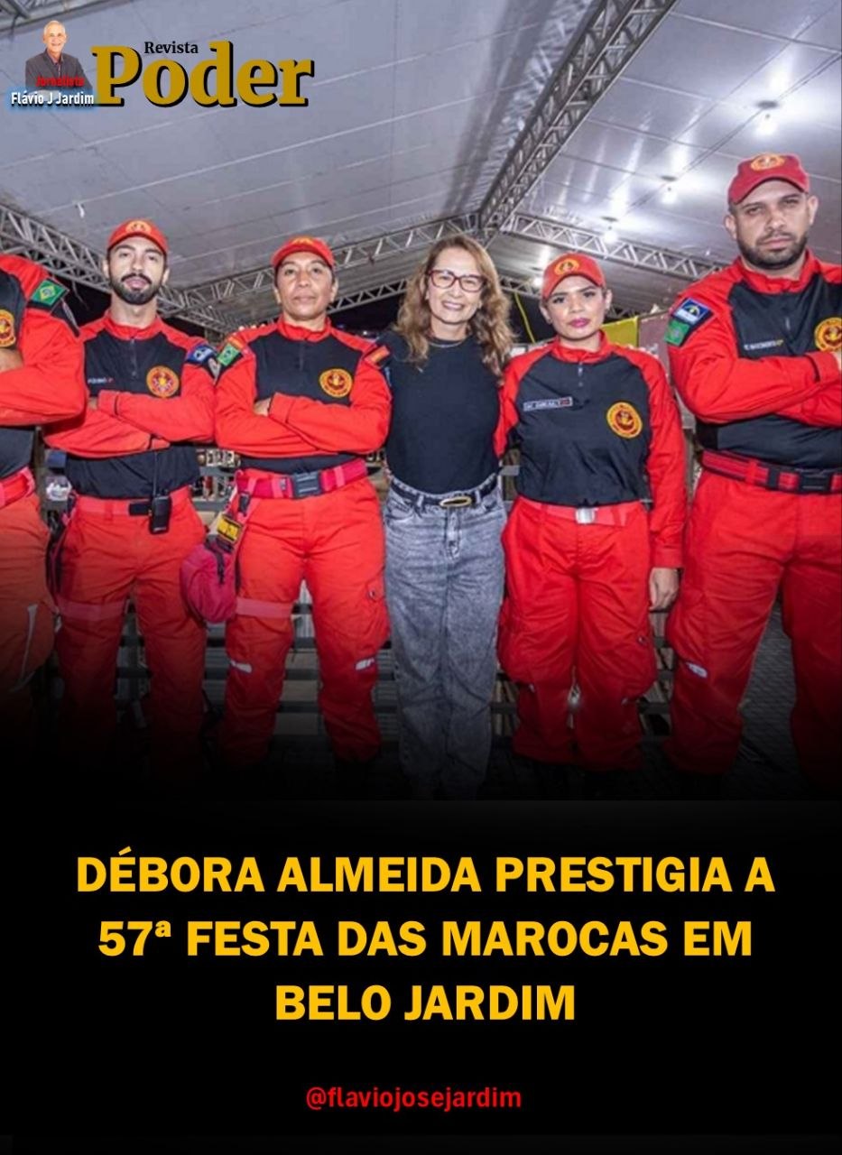 DÉBORA ALMEIDA PRESTIGIA A 57ª FESTA DAS MAROCAS EM BELO JARDIM
