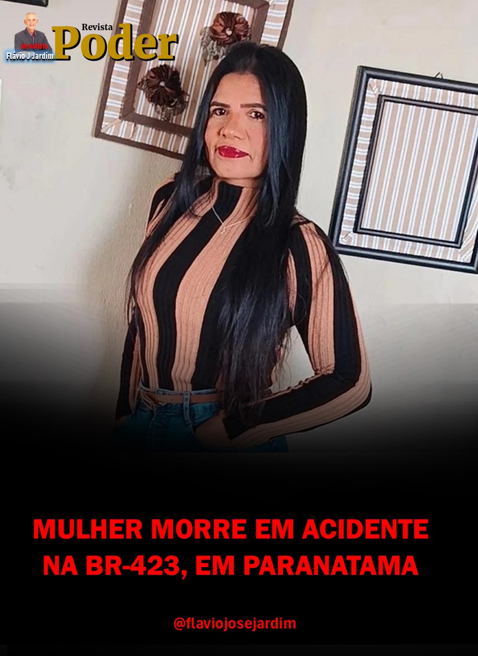 MULHER MORRE EM ACIDENTE NA BR-423, EM PARANATAMA