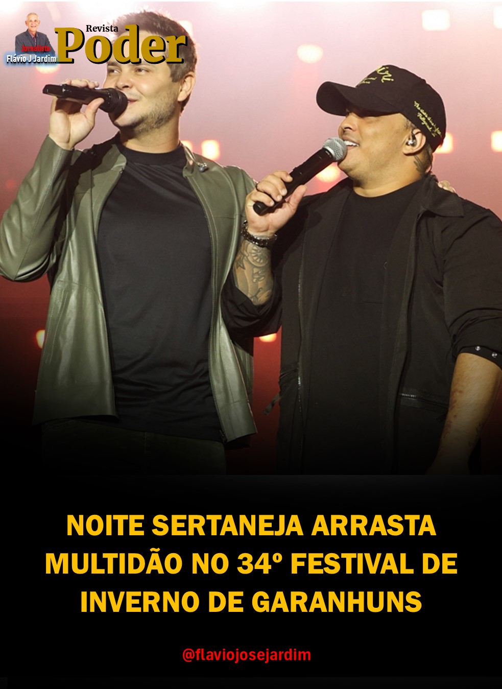 NOITE SERTANEJA ARRASTA MULTIDÃO NO 34º FESTIVAL DE INVERNO DE GARANHUNS