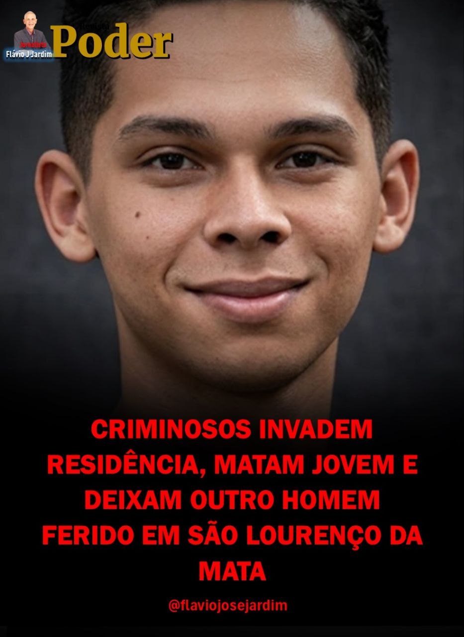 CRIMINOSOS INVADEM RESIDÊNCIA, MATAM JOVEM E DEIXAM OUTRO HOMEM FERIDO EM SÃO LOURENÇO DA MATA