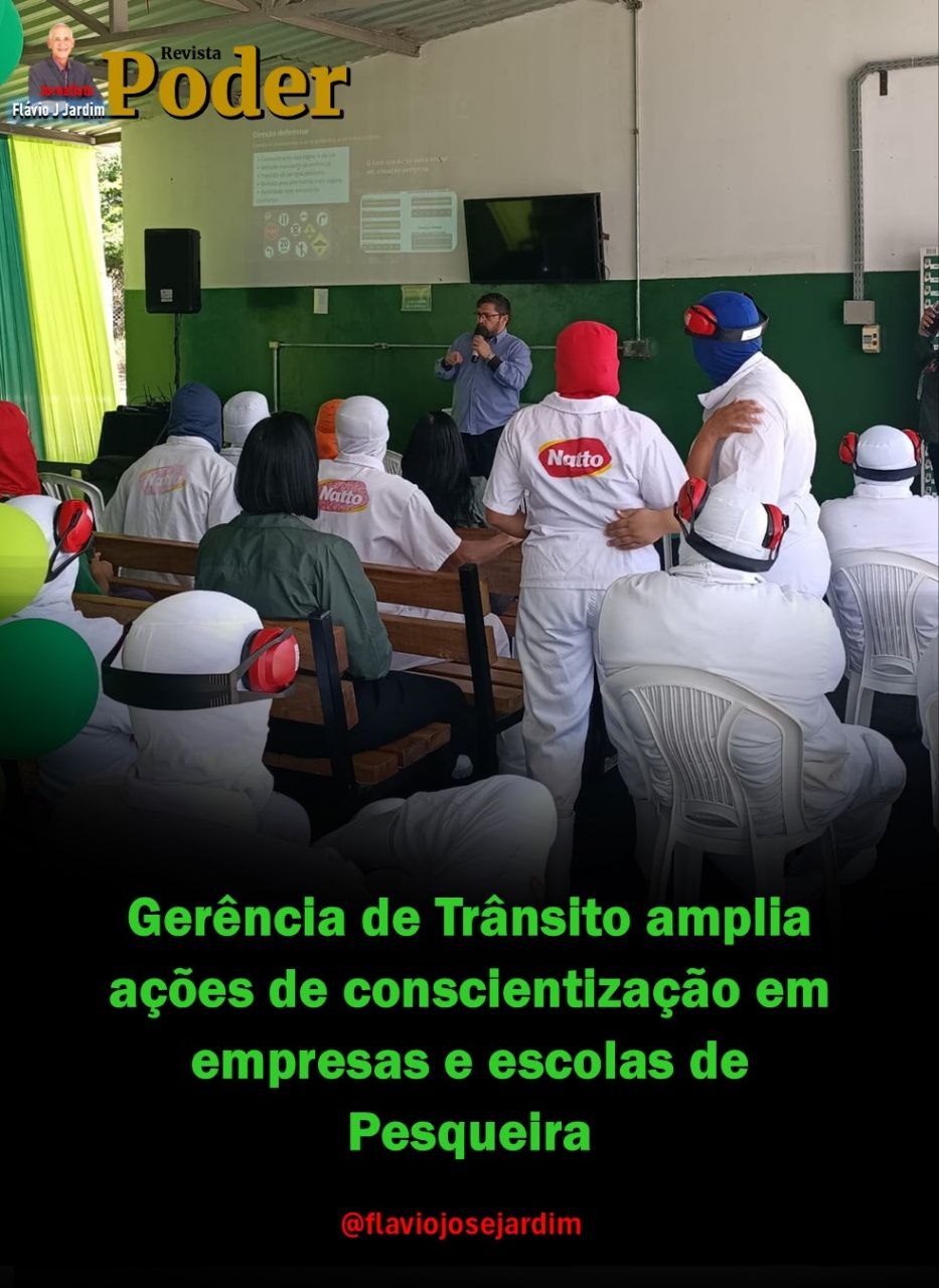 Gerência de Trânsito amplia ações de conscientização em empresas e escolas de Pesqueira