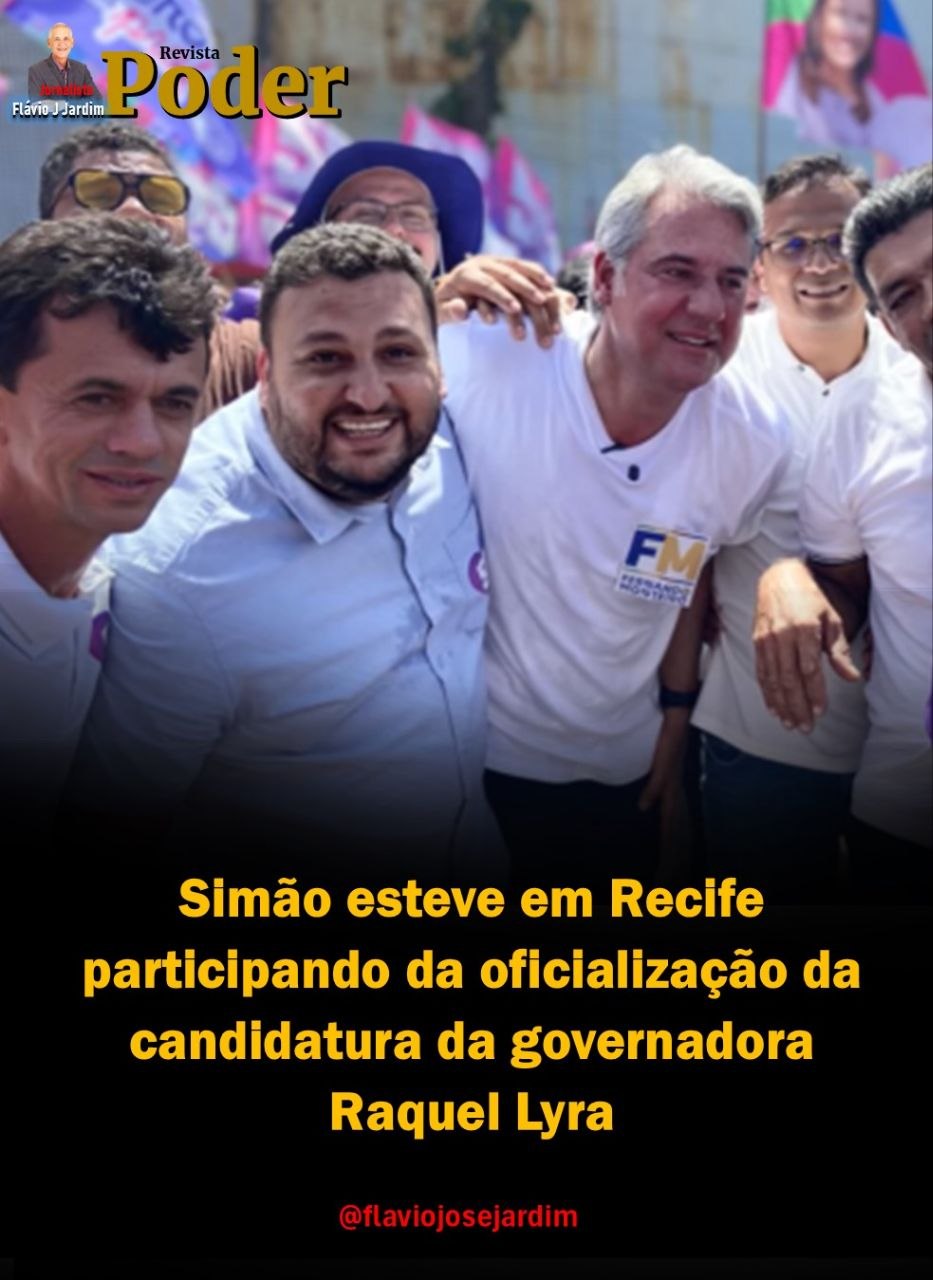Estivemos no Recife participando da convenção partidária que oficializou a candidatura da governadora Raquel Lyra à reeleição ao Governo de Pernambuco.