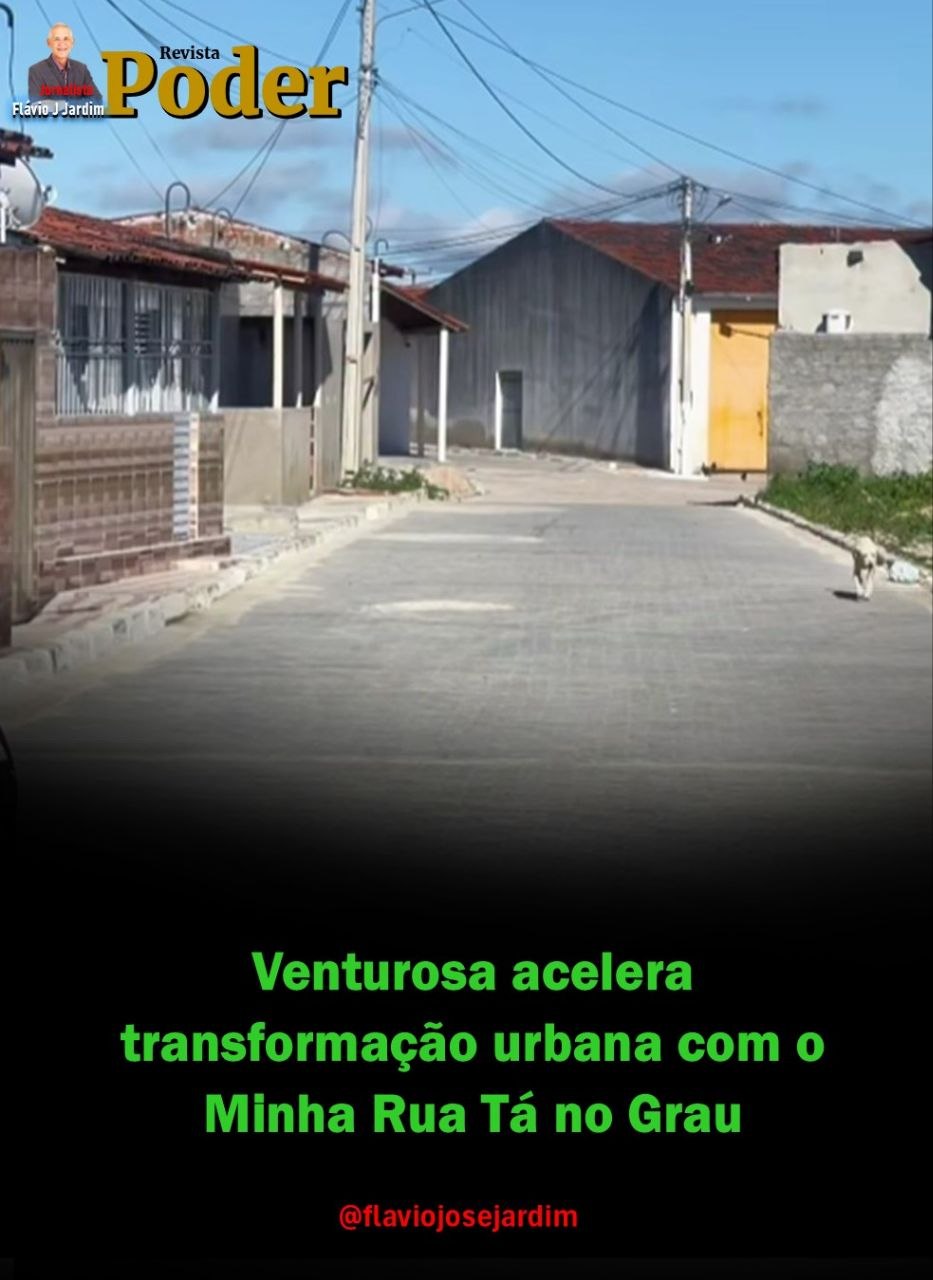 Venturosa acelera transformação urbana com o Minha Rua Tá no Grau