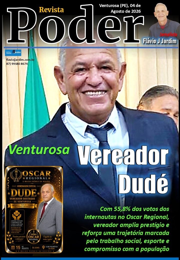 DUDE É ELEITO VEREADOR DESTAQUE DE VENTUROSA E CONSOLIDA LIDERANÇA COM RECONHECIMENTO POPULAR