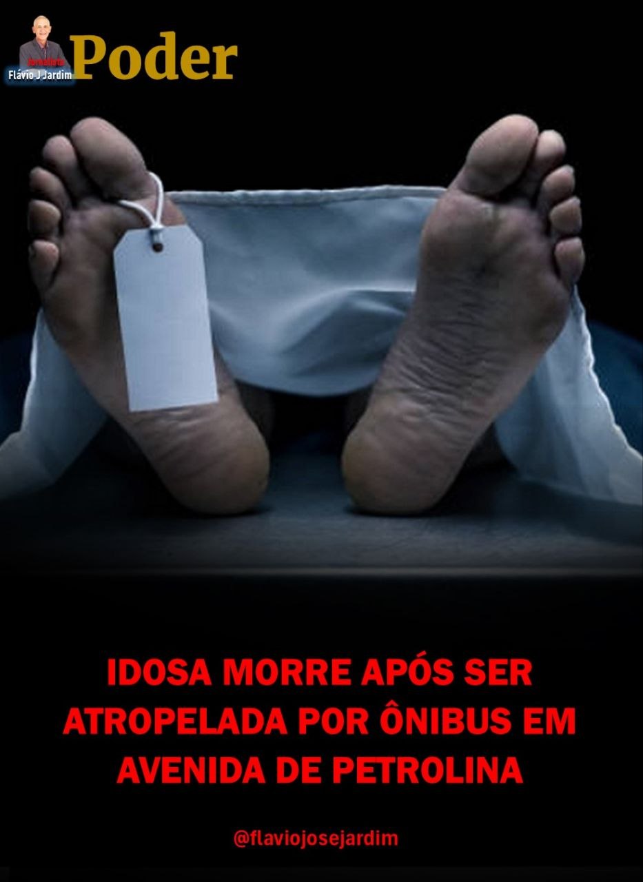 IDOSA MORRE APÓS SER ATROPELADA POR ÔNIBUS EM AVENIDA DE PETROLINA