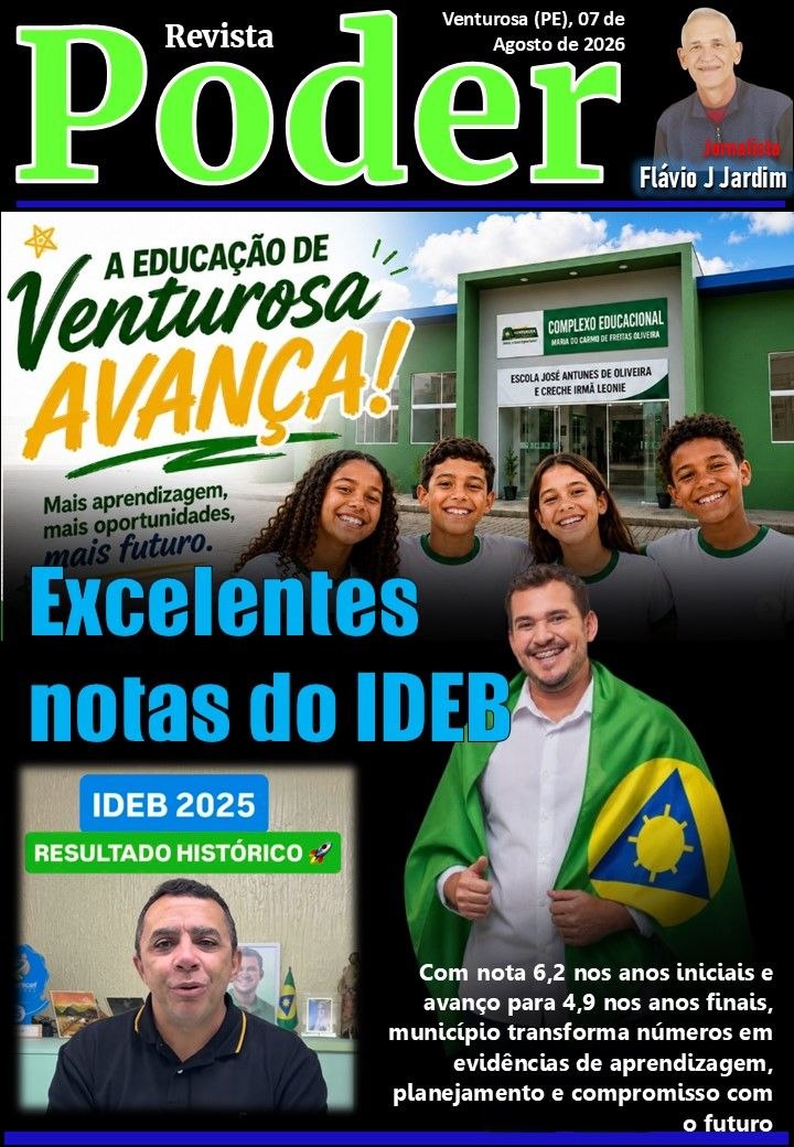 EDUCAÇÃO DE VENTUROSA BATE RECORDE NO IDEB E CELEBRA UMA DAS MAIORES CONQUISTAS DE SUA HISTÓRIA