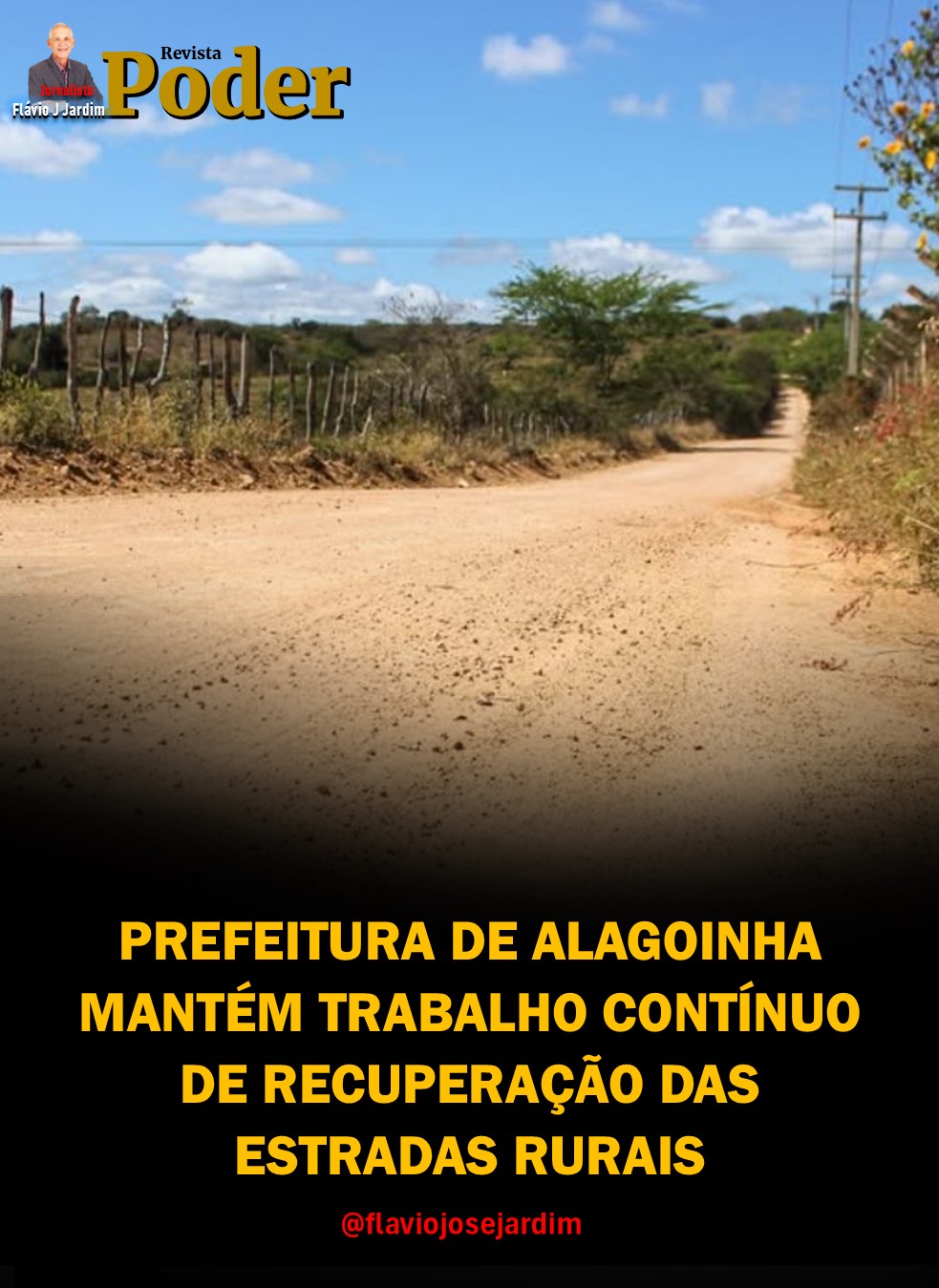 PREFEITURA DE ALAGOINHA MANTÉM TRABALHO CONTÍNUO DE RECUPERAÇÃO DAS ESTRADAS RURAIS