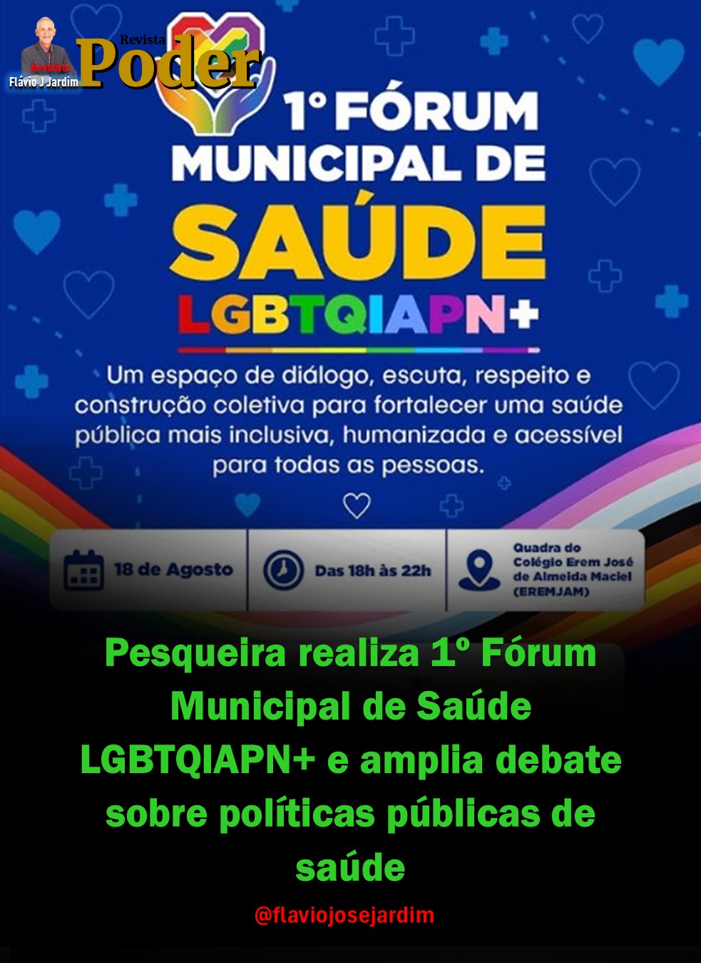 Pesqueira realiza 1º Fórum Municipal de Saúde LGBTQIAPN+ e amplia debate sobre políticas públicas de saúde