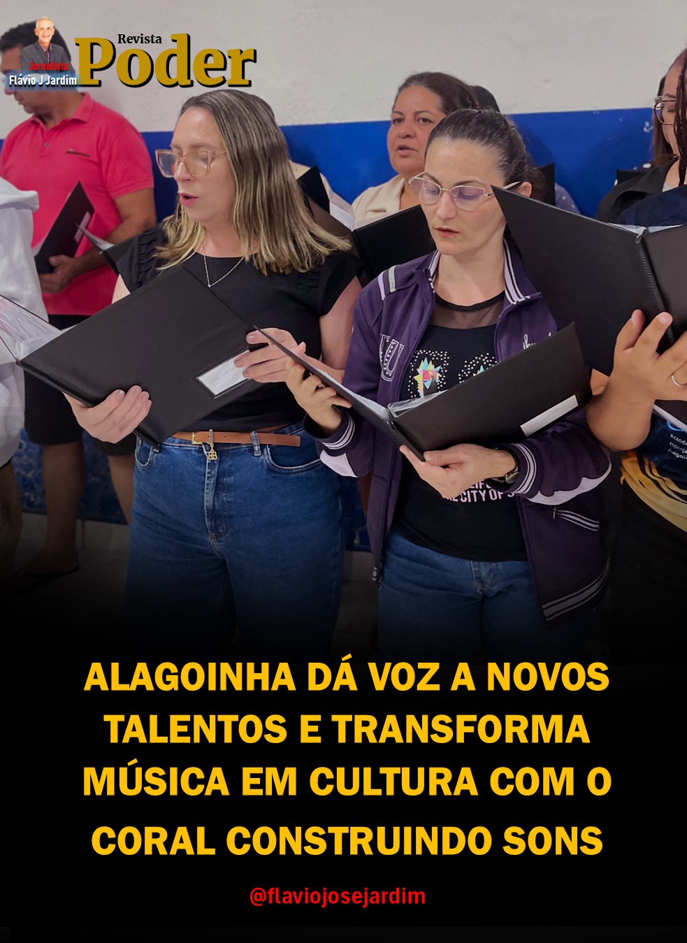 ALAGOINHA DÁ VOZ A NOVOS TALENTOS E TRANSFORMA MÚSICA EM CULTURA COM O CORAL CONSTRUINDO SONS