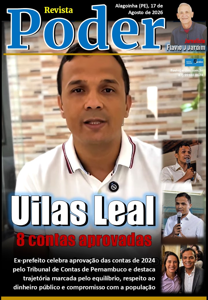 Oito anos de contas aprovadas consolidam legado de responsabilidade de Uilas Leal em Alagoinha