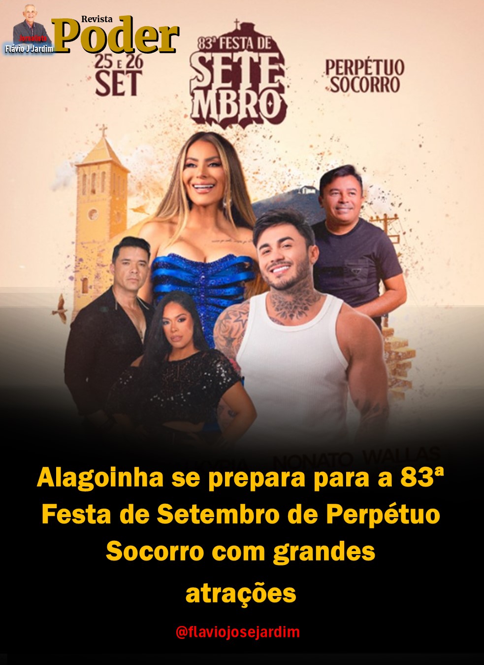 Alagoinha se prepara para a 83ª Festa de Setembro de Perpétuo Socorro com grandes atrações