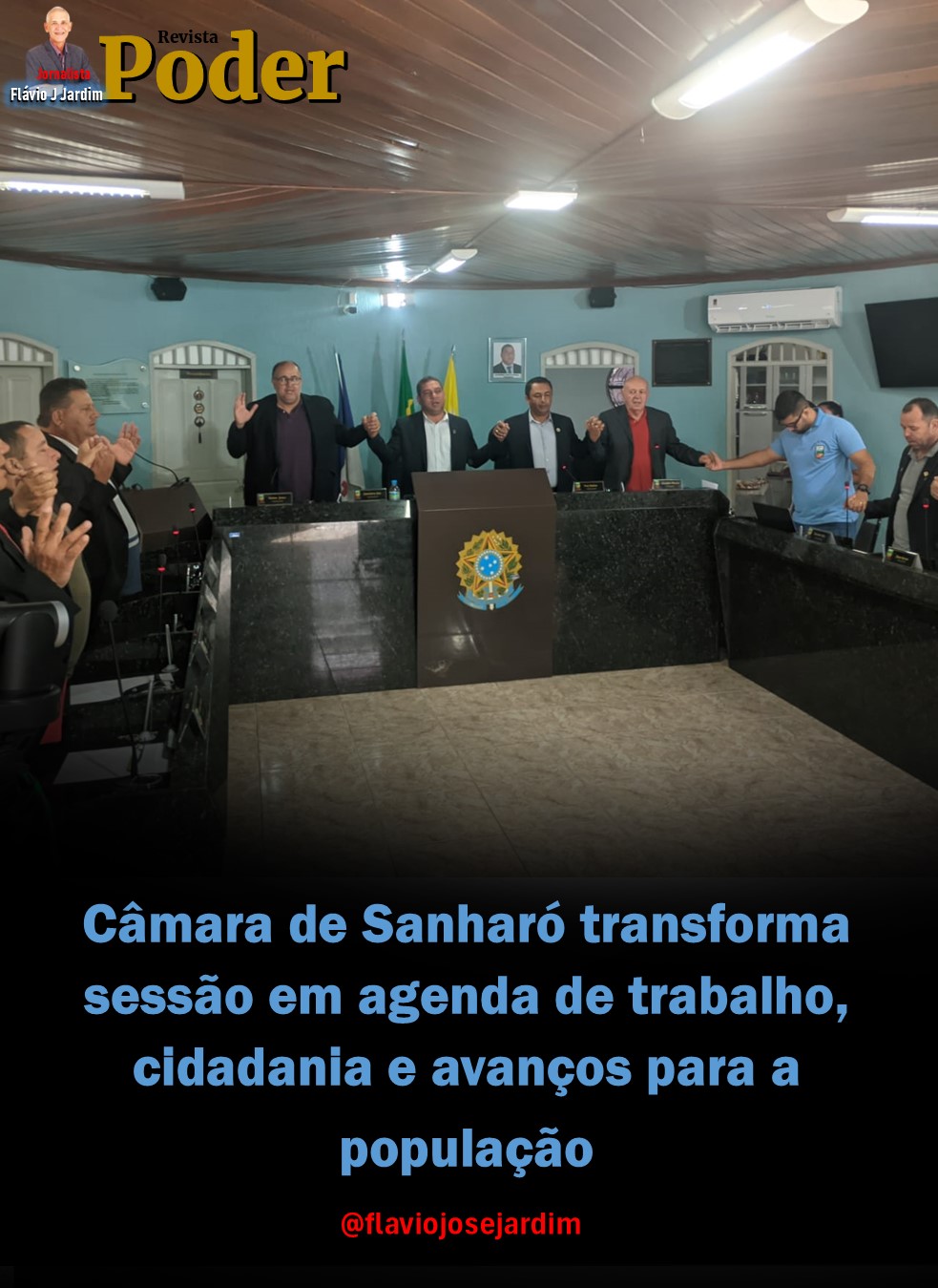 Câmara de Sanharó transforma sessão em agenda de trabalho, cidadania e avanços para a população