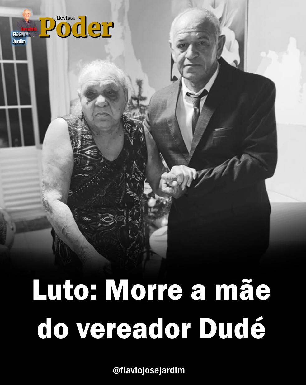 Venturosa de luto: morre mãe do vereador Dudé, e cidade se une em solidariedade à família