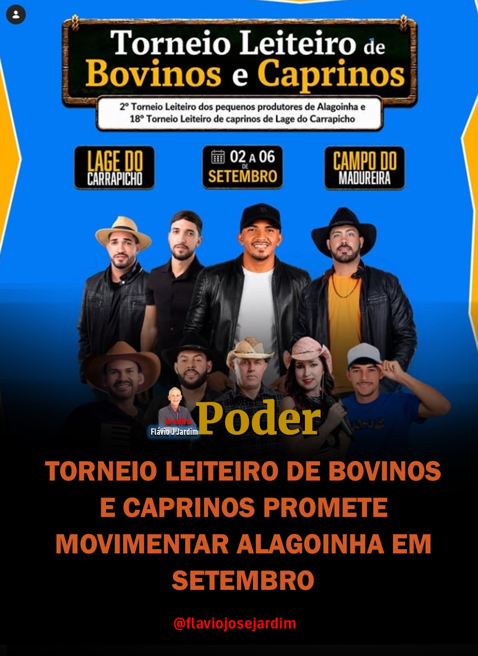 TORNEIO LEITEIRO DE BOVINOS E CAPRINOS PROMETE MOVIMENTAR ALAGOINHA EM SETEMBRO