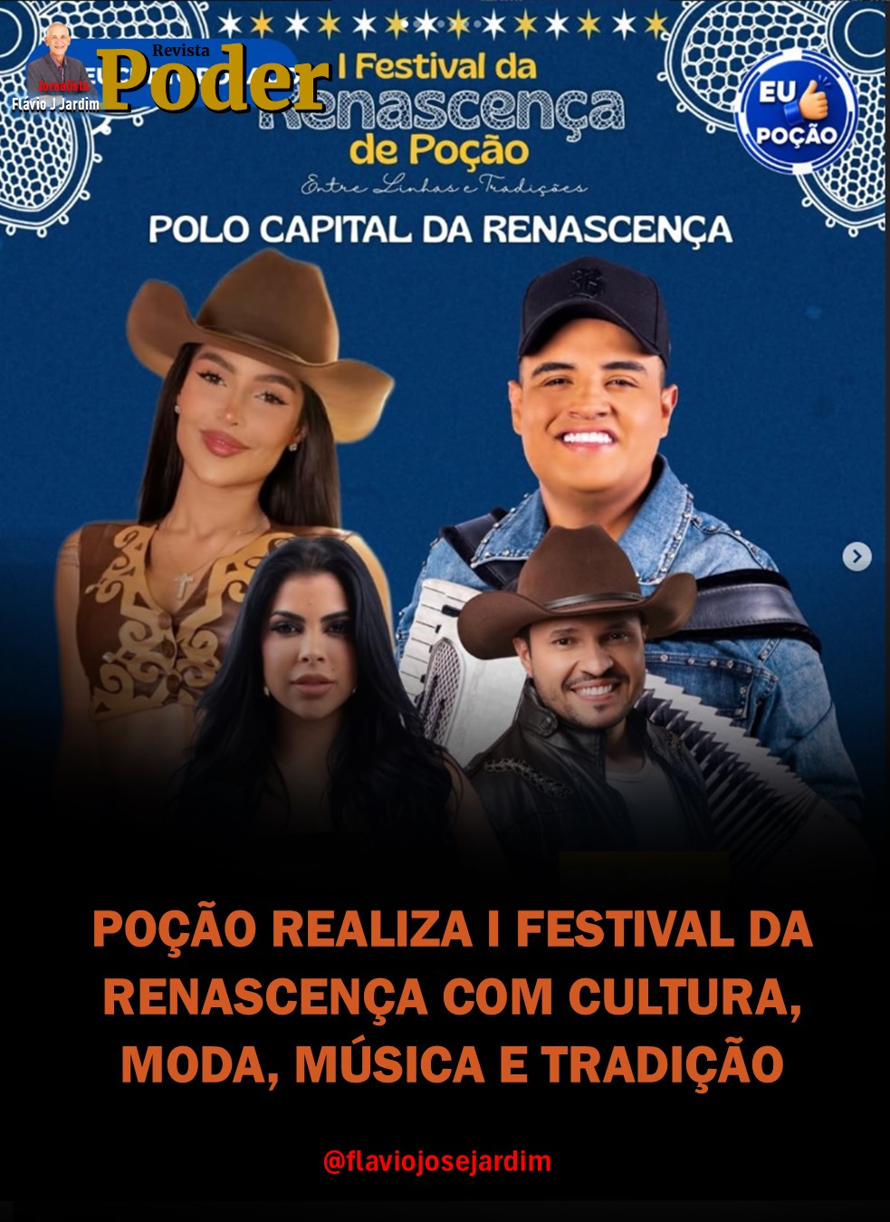 POÇÃO REALIZA I FESTIVAL DA RENASCENÇA COM CULTURA, MODA, MÚSICA E TRADIÇÃO