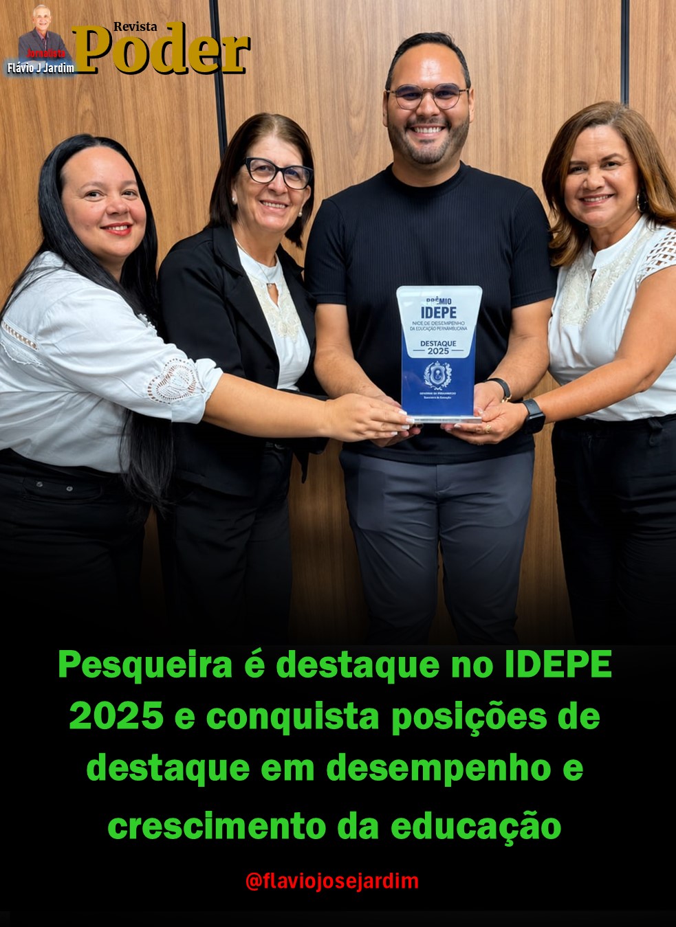 Pesqueira é destaque no IDEPE 2025 e conquista posições de destaque em desempenho e crescimento da educação