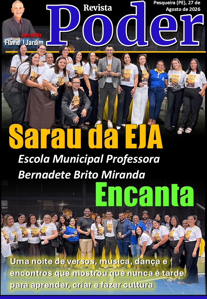 QUANDO A ESCOLA VIRA POESIA: PRIMEIRO SARAU DA EJA TRANSFORMA A BERNADETE MIRANDA EM PALCO DE ARTE E EMOÇÃO