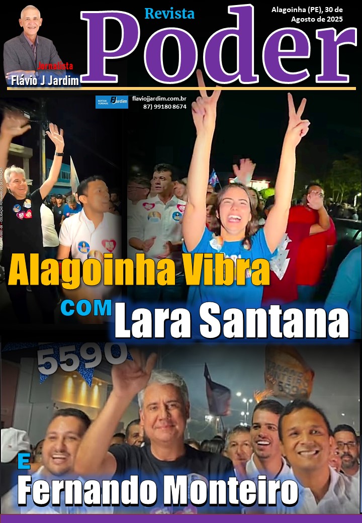 Alagoinha em festa: multidão lota ruas na grande caminhada e comício de Lara Santana e Fernando Monteiro