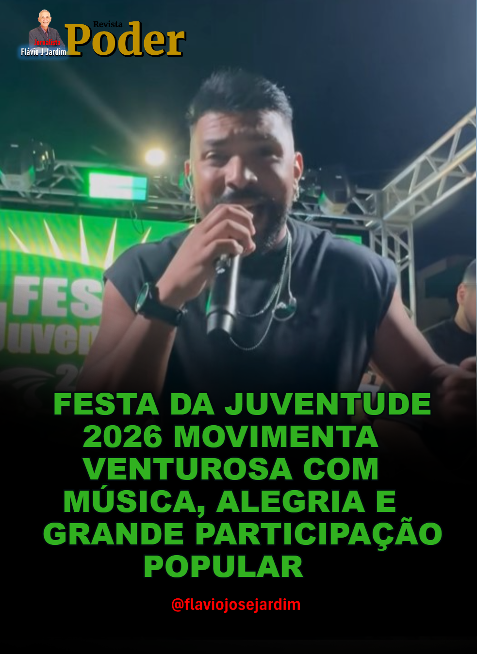 FESTA DA JUVENTUDE 2026 MOVIMENTA VENTUROSA COM MÚSICA, ALEGRIA E GRANDE PARTICIPAÇÃO POPULAR