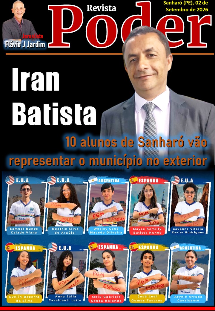 IRAN BATISTA | SANHARÓ GANHA O MUNDO: 10 ALUNOS DA REDE PÚBLICA VÃO REPRESENTAR O MUNICÍPIO NO EXTERIOR
