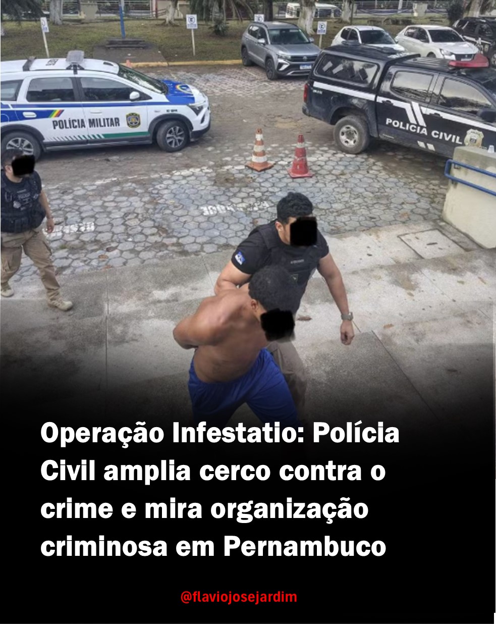 Operação Infestatio: Polícia Civil amplia cerco contra o crime e mira organização criminosa em Pernambuco