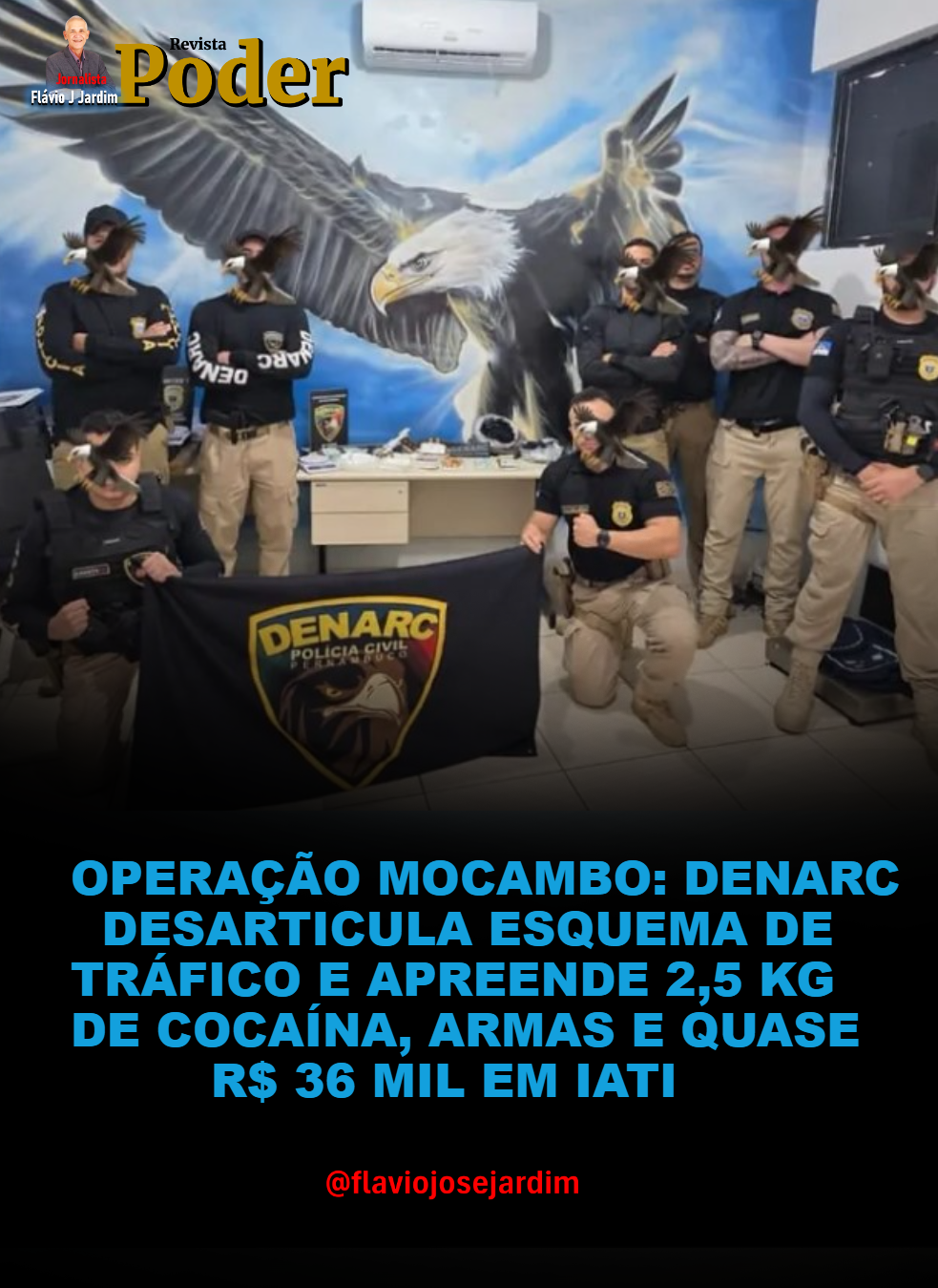 OPERAÇÃO MOCAMBO: DENARC DESARTICULA ESQUEMA DE TRÁFICO E APREENDE 2,5 KG DE COCAÍNA, ARMAS E QUASE R$ 36 MIL EM IATI