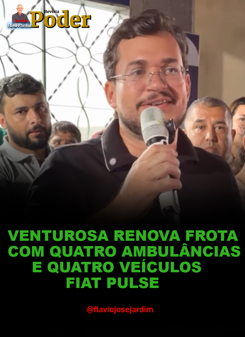 VENTUROSA RENOVA FROTA COM QUATRO AMBULÂNCIAS E QUATRO VEÍCULOS FIAT PULSE