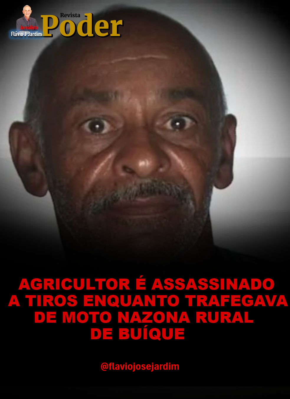 AGRICULTOR É ASSASSINADO A TIROS ENQUANTO TRAFEGAVA DE MOTO NA ZONA RURAL DE BUÍQUE