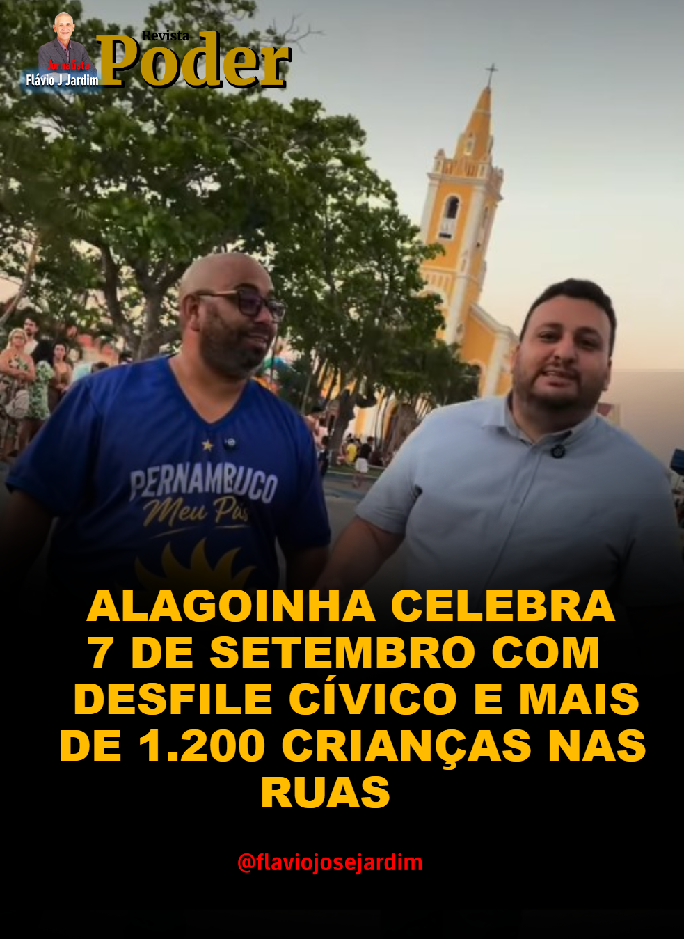 ALAGOINHA CELEBRA 7 DE SETEMBRO COM DESFILE CÍVICO E MAIS DE 1.200 CRIANÇAS NAS RUAS