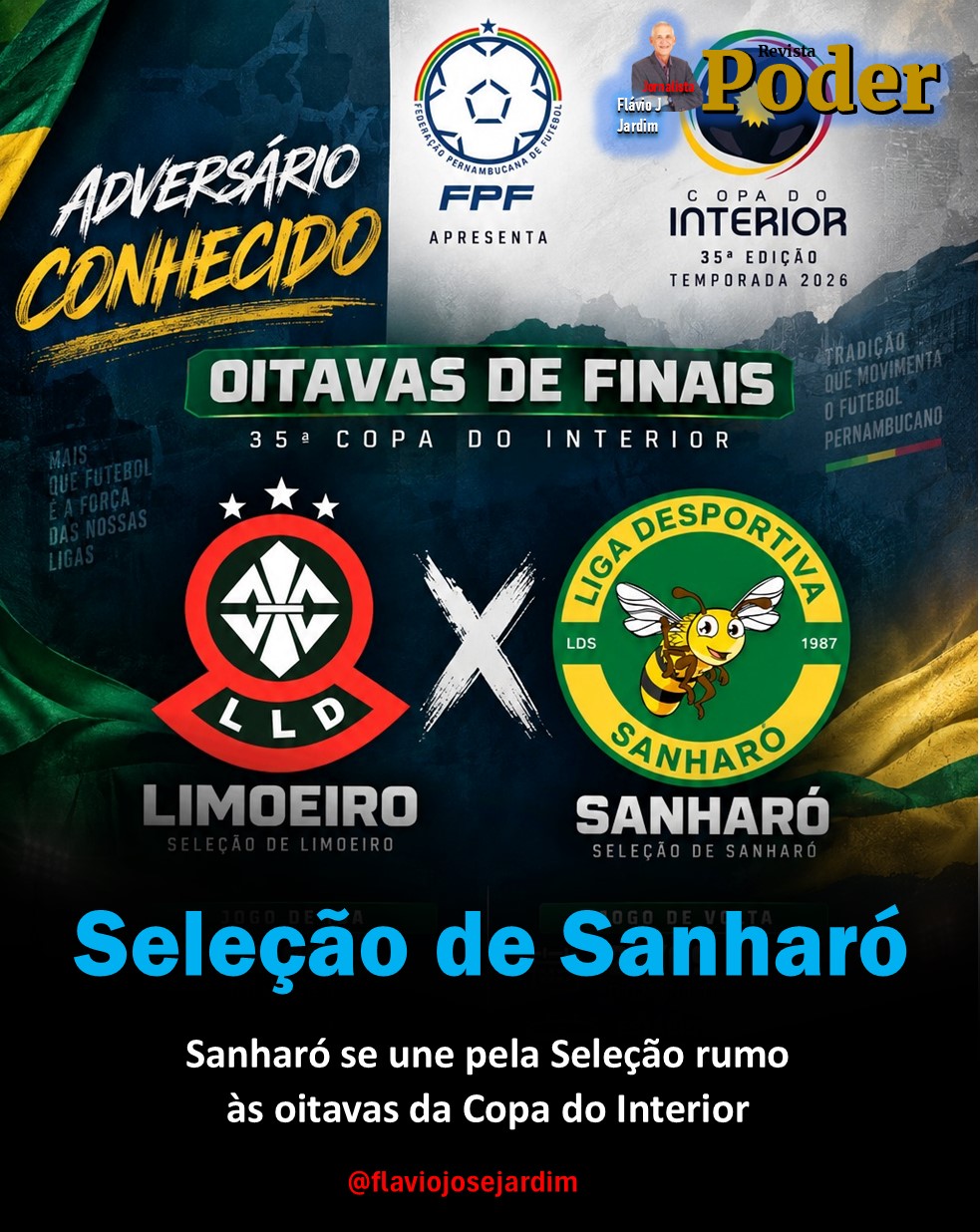 Sanharó se une pela Seleção rumo às oitavas da Copa do Interior