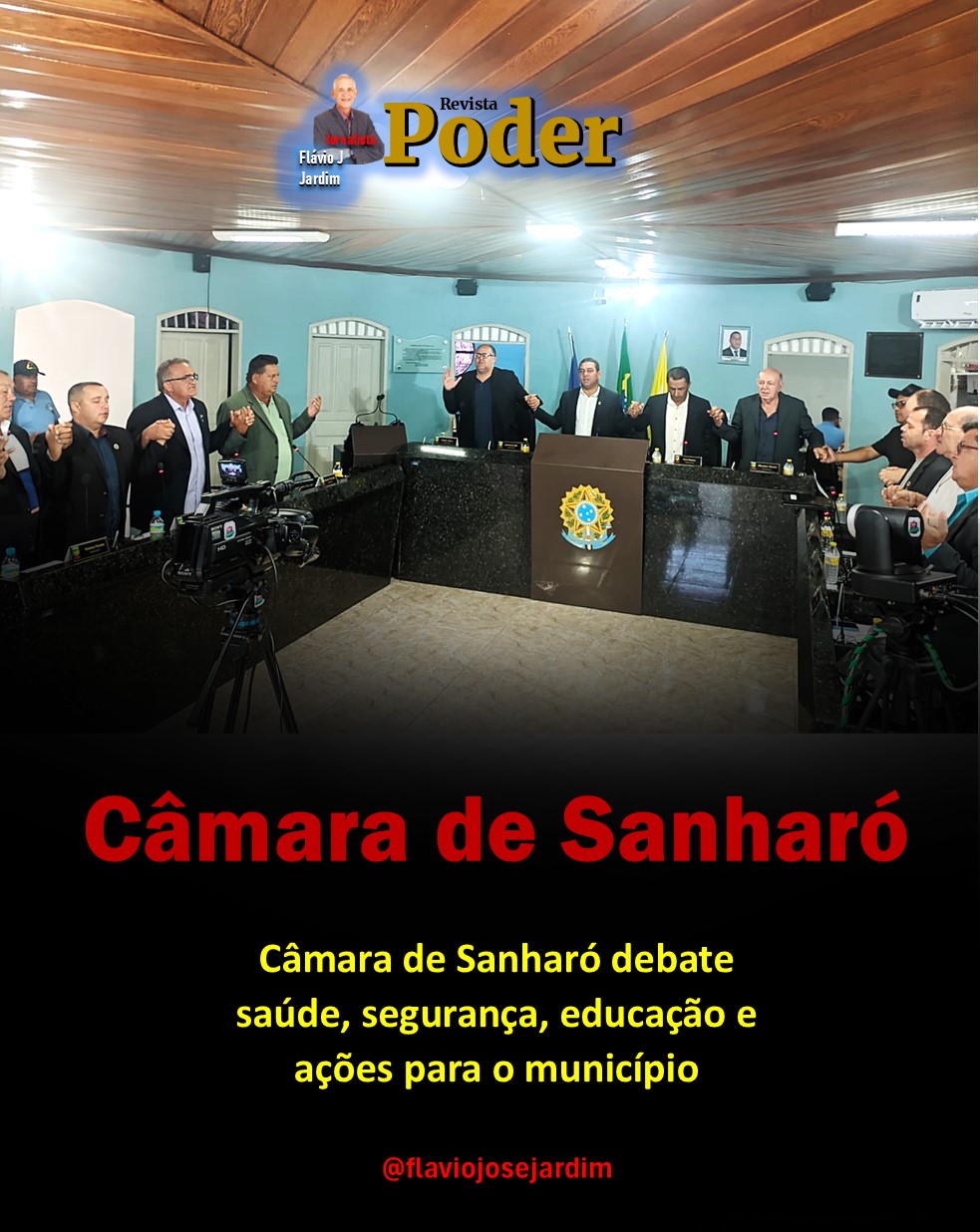 Câmara de Sanharó debate saúde, segurança, educação e ações para o município