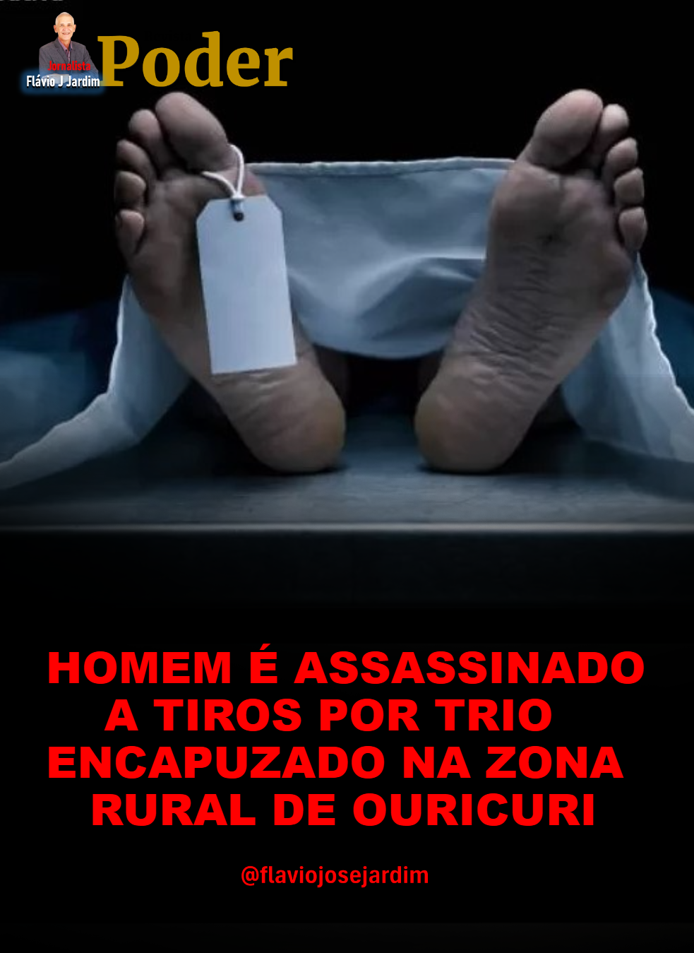 HOMEM É ASSASSINADO A TIROS POR TRIO ENCAPUZADO NA ZONA RURAL DE OURICURI