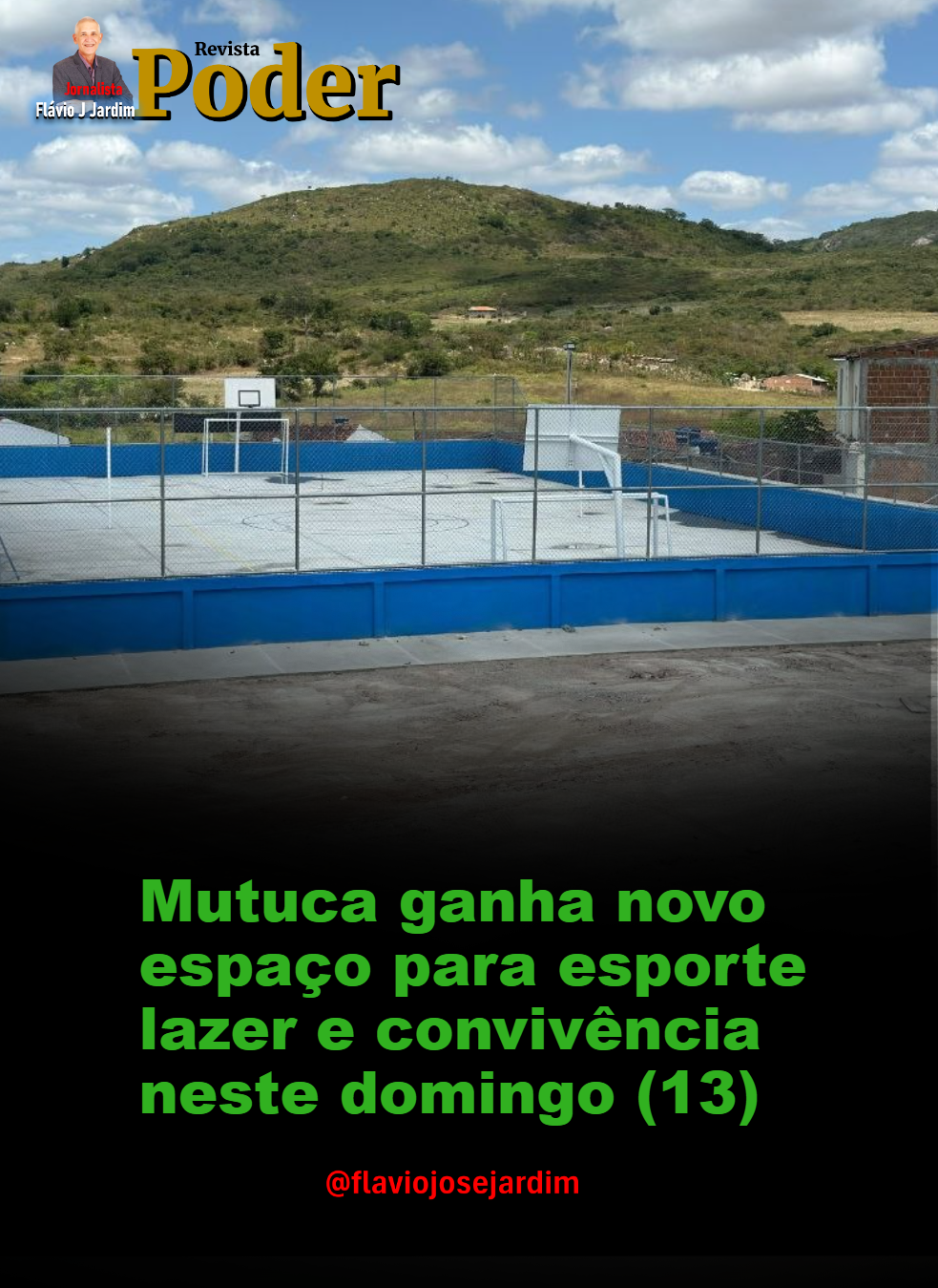 Mutuca ganha novo espaço para esporte, lazer e convivência neste domingo (13)
