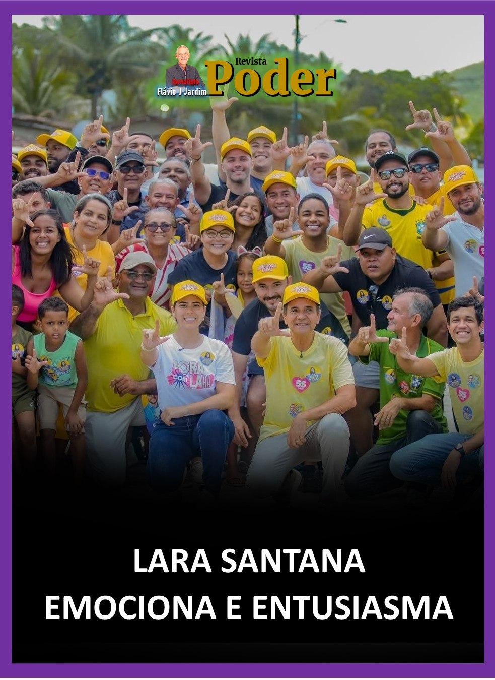 POR ONDE PASSA, LARA SANTANA EMOCIONA E ENTUSIASMA: JOVEM GANHA DESTAQUE EM CAMINHADA POLÍTICA PELO AGRESTE E LITORAL