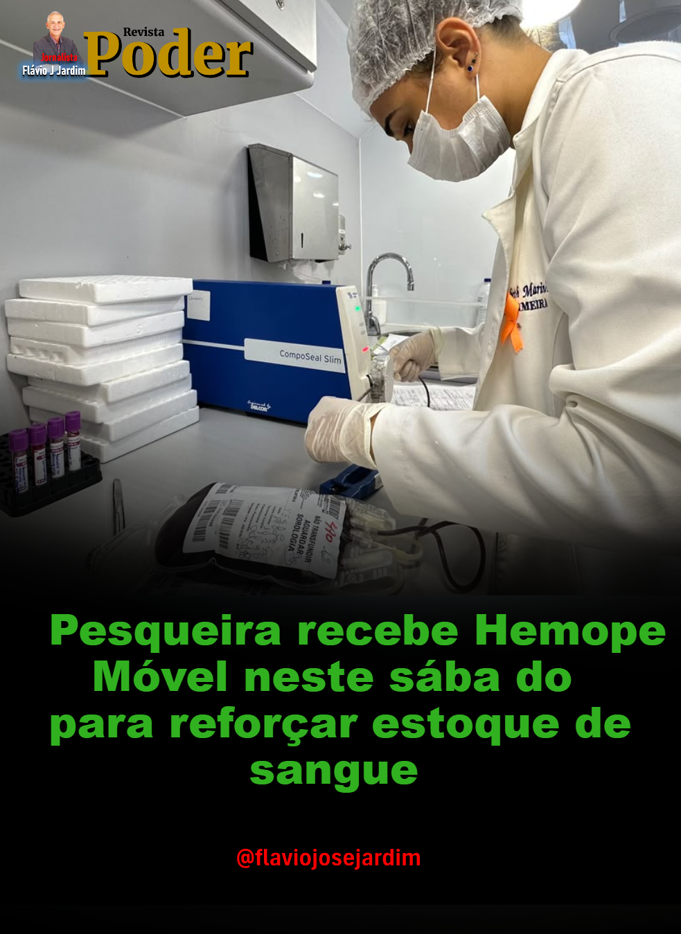 Pesqueira recebe Hemope Móvel neste sábado para reforçar estoque de sangue