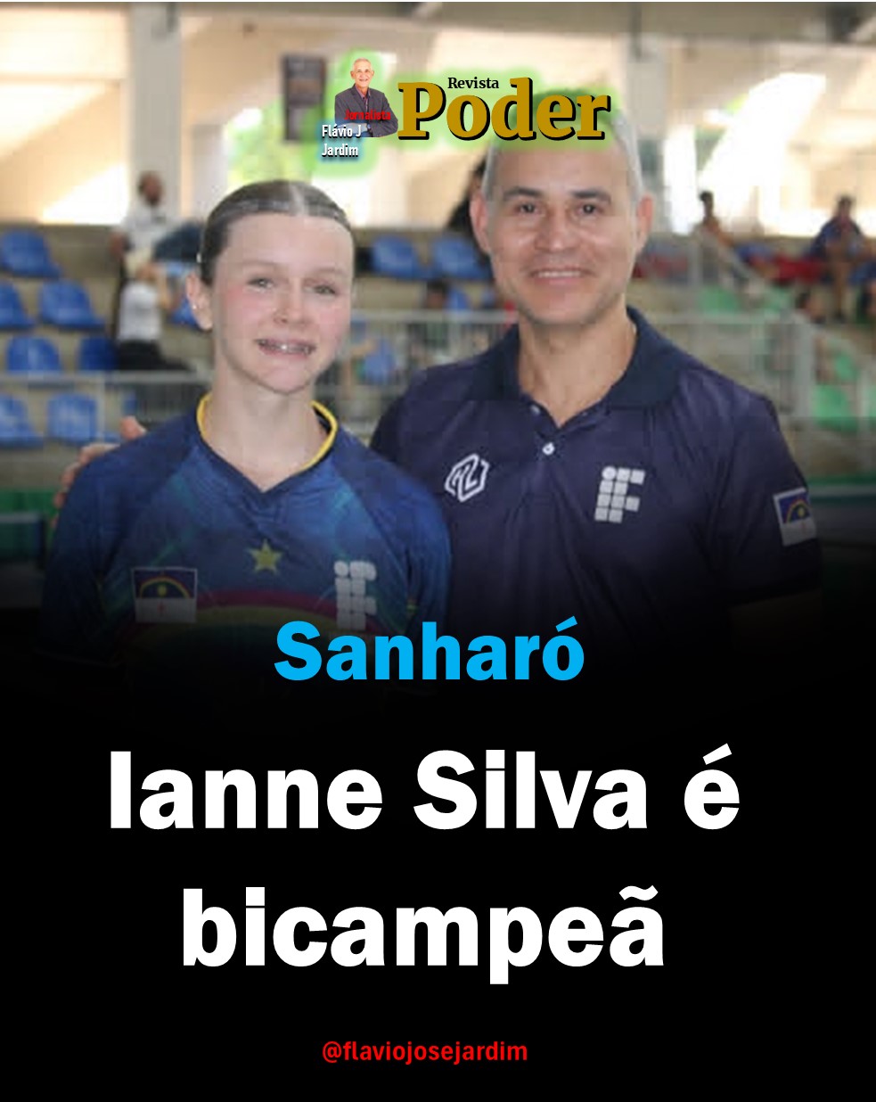 Ianne Silva é bicampeã do Nordeste e leva o nome de Sanharó para a fase nacional