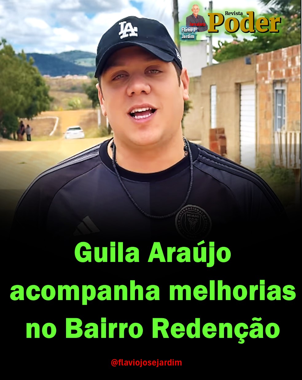 Guila Araújo acompanha melhorias no Bairro Redenção