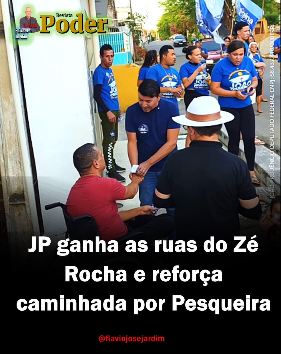 JP ganha as ruas do Zé Rocha e reforça caminhada por Pesqueira
