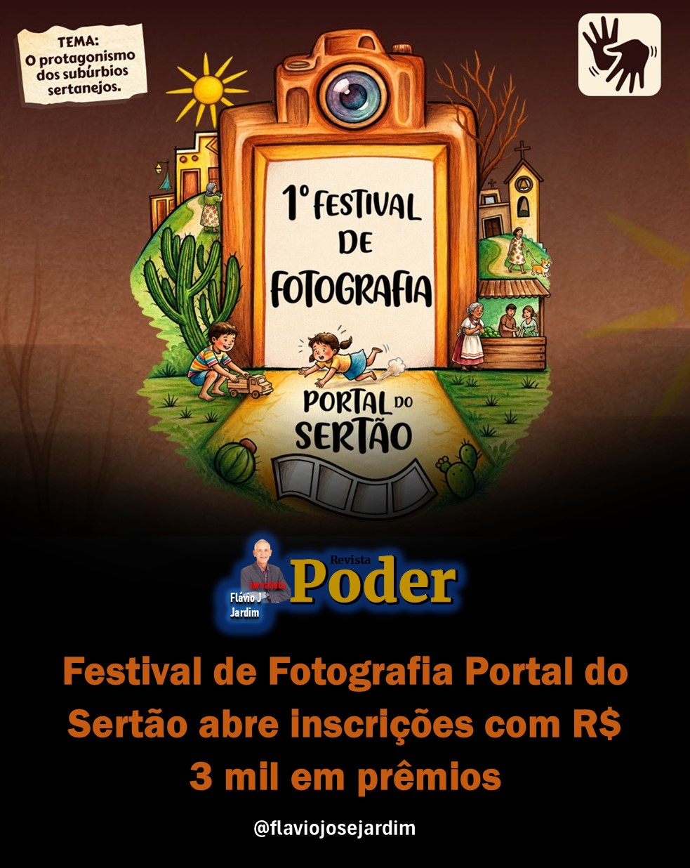 Festival de Fotografia Portal do Sertão abre inscrições com R$ 3 mil em prêmios