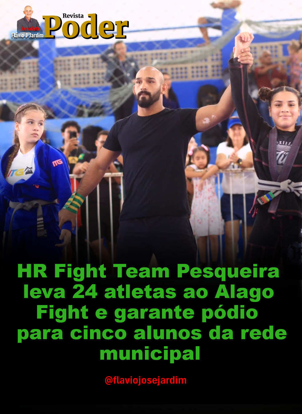 HR Fight Team Pesqueira leva 24 atletas ao Alago Fight e garante pódio para cinco alunos da rede municipal